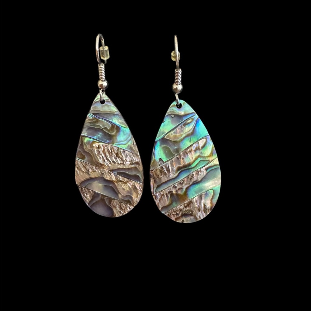 Abalone Teardrop Earrings